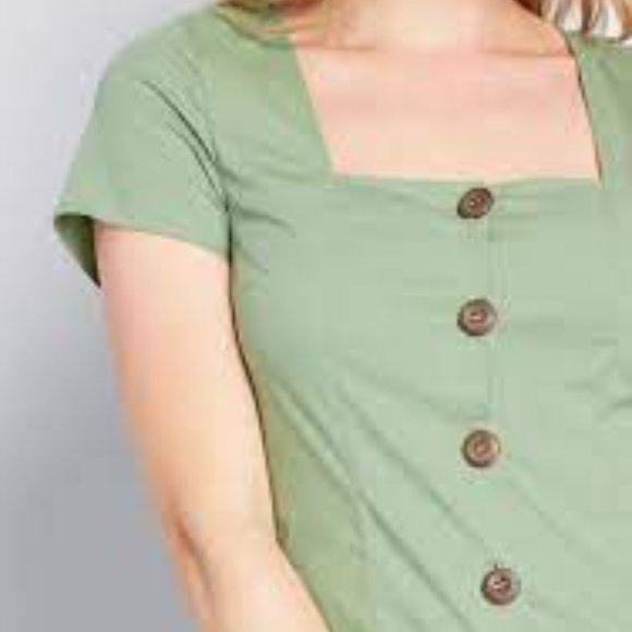 ModCloth Cottage Curation Square Neck Top - Picture 3 of 9